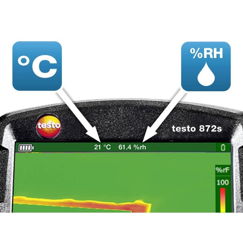 Testo 872s + Testo 605i - Termokamera s Bluetooth